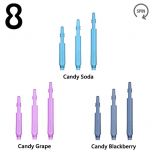 "8 Shaft" Regular Spin Shaft 粗 / 转杆 Candy Series 糖果系列