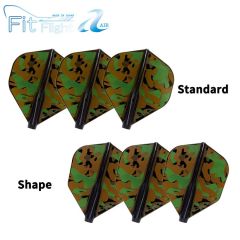 Fit Flight AIR (薄镖翼) Printed Series Liquid Camo A D Black [Standard/Shape]