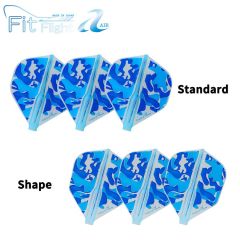 Fit Flight AIR (薄镖翼) Printed Series Liquid Camo C Blue [Standard/Shape]