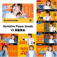 (限定)"DARTSLIVE" PLAYER GOODS V2 宮脇実由 (Miyu Miyawaki) 选手款 卡片 Card(预购)