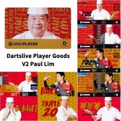 (限定)"DARTSLIVE" PLAYER GOODS V2 Paul Lim 选手款 卡片 Card(预购)