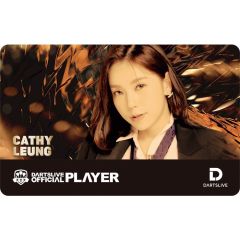 (限定) DARTSLIVE PLAYER GOODS V3 梁雨恩 (Cathy Leung) 第三代选手卡片 Card