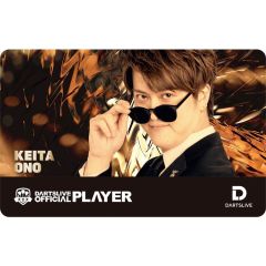 (限定) DARTSLIVE PLAYER GOODS V3 小野惠太 (Keita Ono) 第三代选手卡片 Card