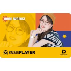 (限定) DARTSLIVE PLAYER GOODS V3 岩崎奈美 (Nami Iwasaki) 第三代选手卡片 Card