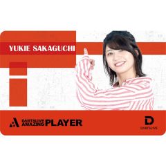 (限定) DARTSLIVE PLAYER GOODS V3 坂口優希惠 (Yukie Sakaguchi) 第三代选手卡片 Card