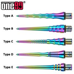 One80 Ti Conversion Point-Rainbow 硬镖针 [2BA]