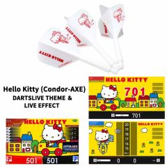 "限定" "TRiNiDAD" CONDOR AXE Sanrio 三丽鸥 characters Flight with DARTSLIVE 桌布 ＆ LIVE EFFECT - Hello Kitty