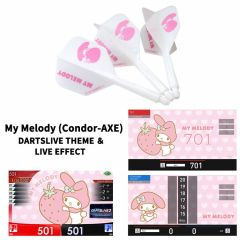 "限定" "TRiNiDAD" CONDOR AXE Sanrio 三丽鸥 characters Flight with DARTSLIVE 桌布 ＆ LIVE EFFECT - My Melody