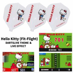 "限定" Fit Flight Sanrio 三丽鸥 characters Flight with DARTSLIVE 桌布＆ LIVE EFFECT - Hello Kitty