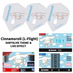 "限定" Flight-L Sanrio 三丽鸥 characters Flight with DARTSLIVE 桌布 ＆ LIVE EFFECT - Cinnamoroll