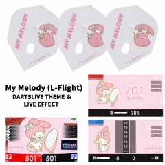 "限定" Flight-L Sanrio 三丽鸥 characters Flight with DARTSLIVE 桌布 ＆ LIVE EFFECT - My Melody