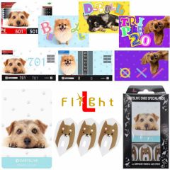"DARTSLIVE" L-Flight PRO Special Pack CARD 镖翼 + 卡片 + 主题＜Dog(狗)＞